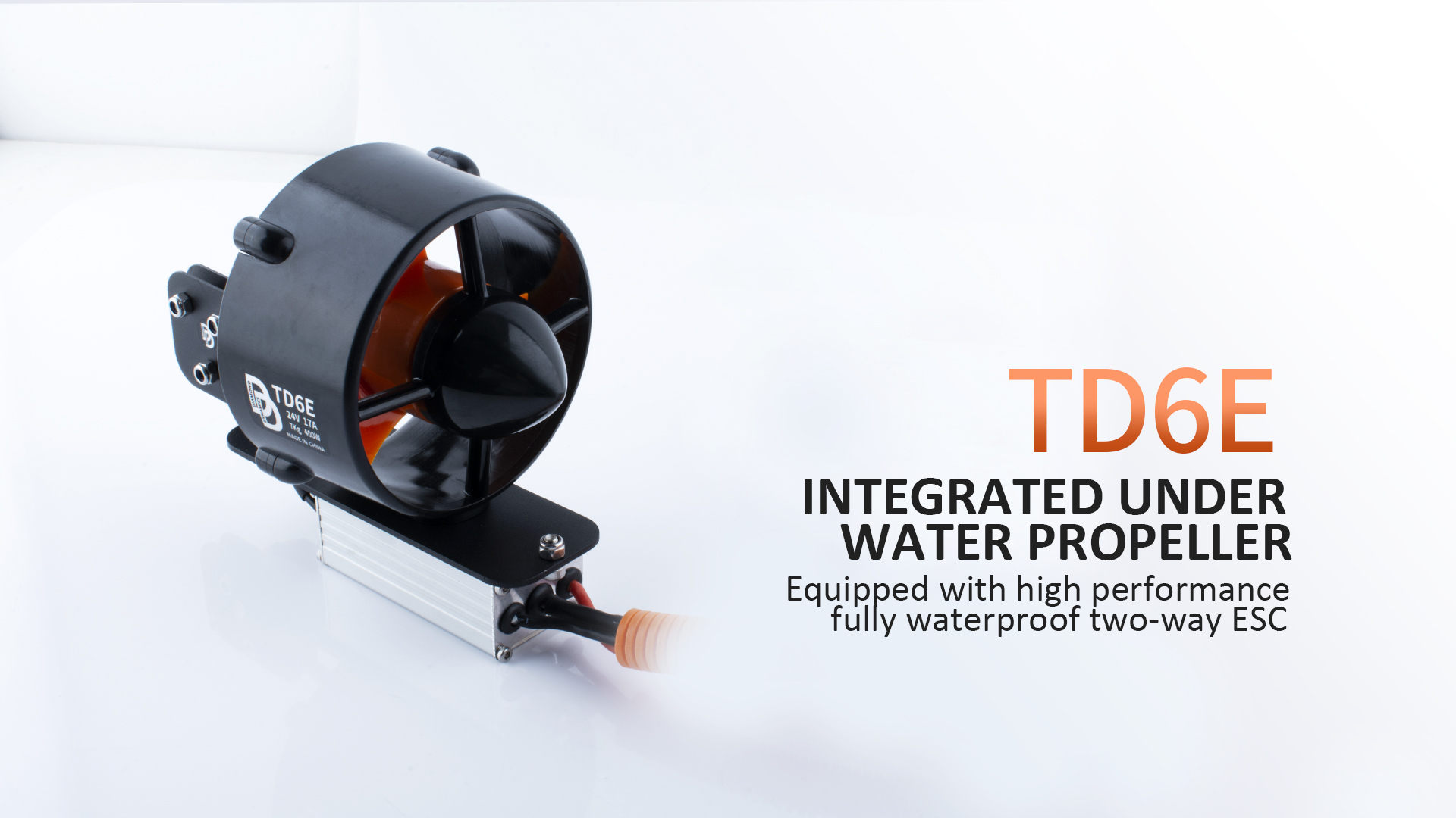 6KG thrust! All-in-one underwater thruster with receiver and