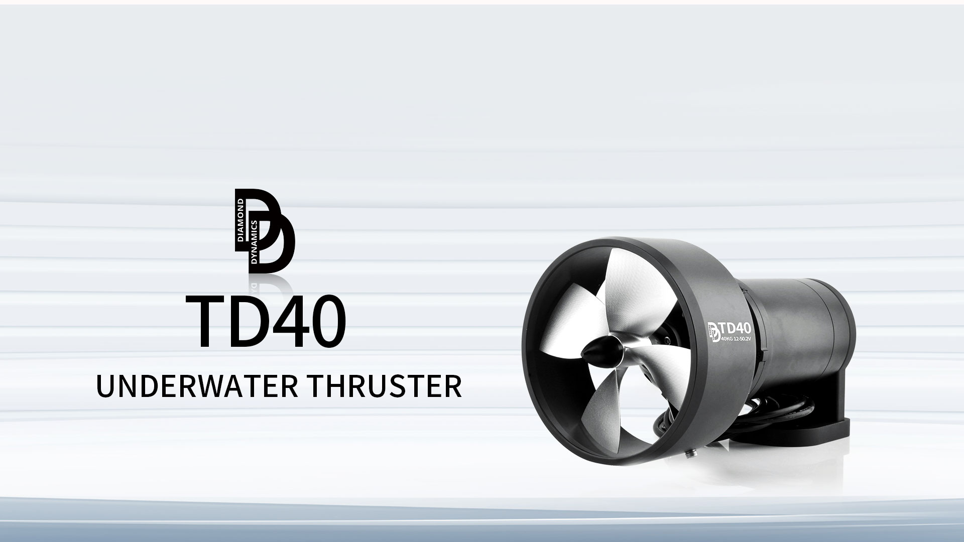 40KG of thrust! Underwater thruster TD40 released