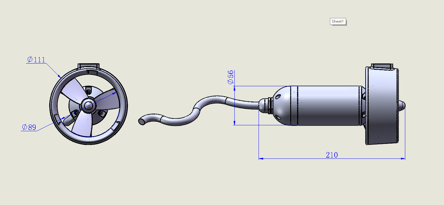 How to design an underwater thruster?